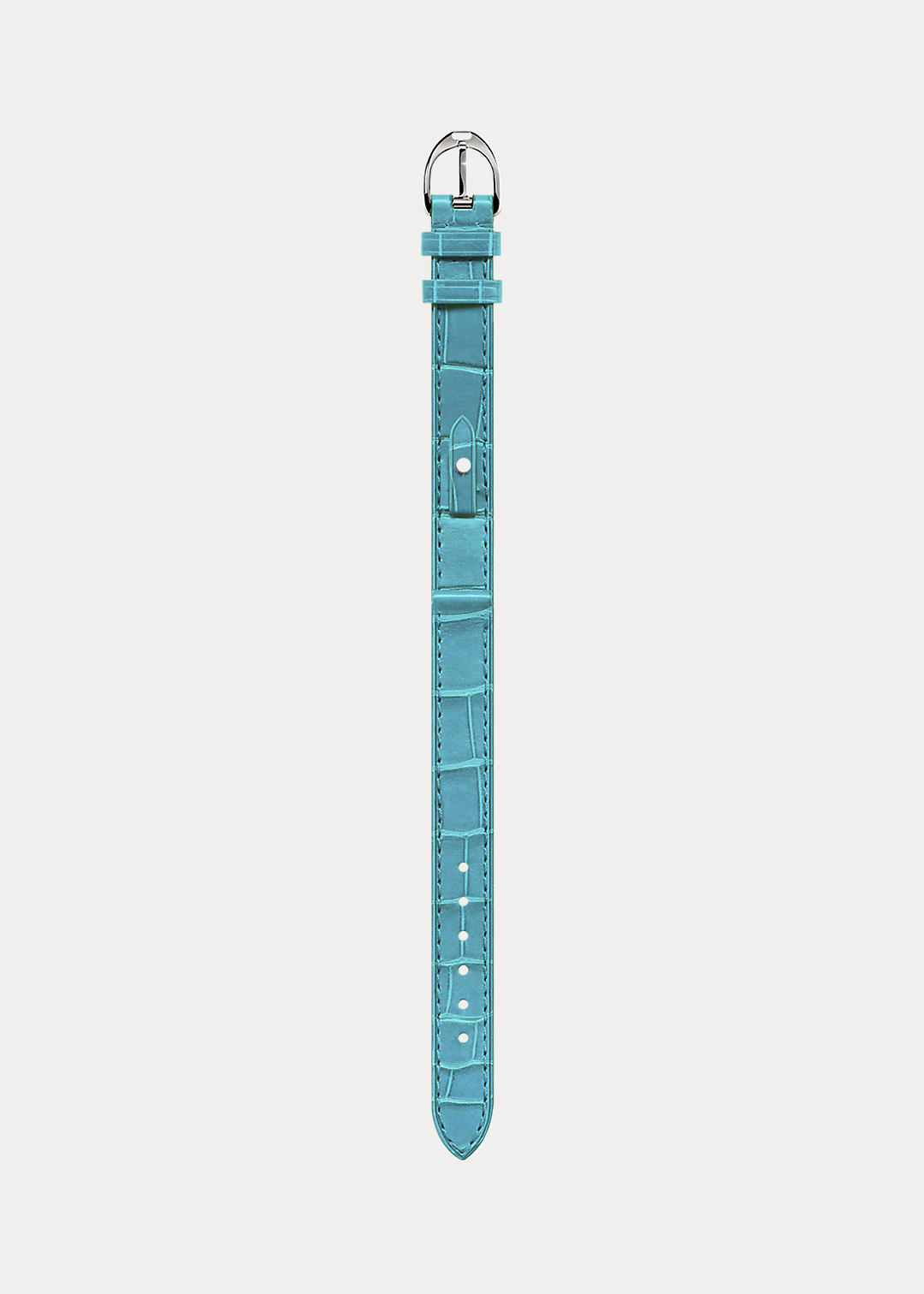 The Stirrup Collection Mini alligatorleren Stirrup-horlogeband 1