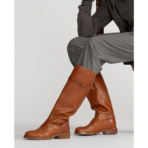 Vachetta Leather Riding Boot