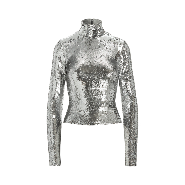 ralph lauren sequin top