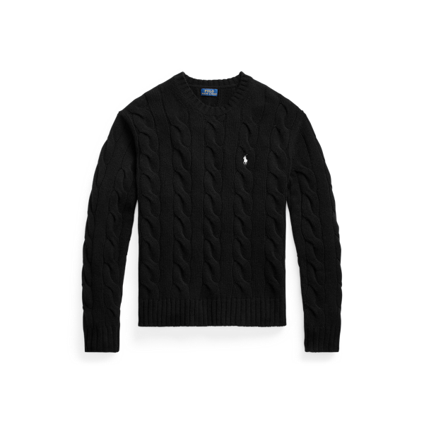 Pull col rond torsadé