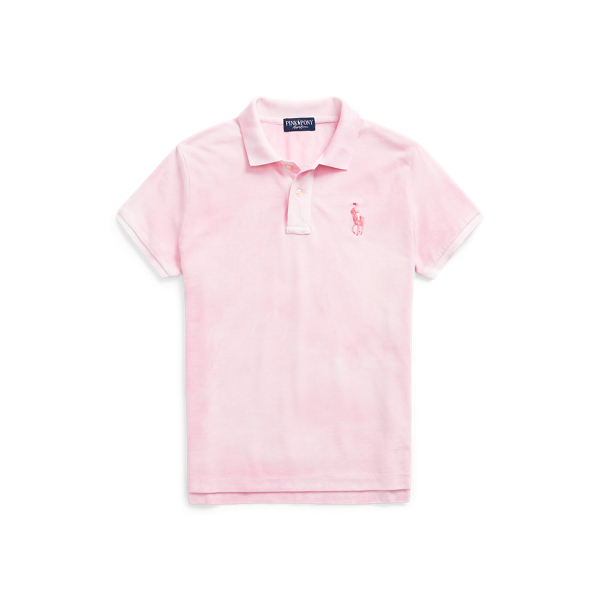Polo Pink Pony en coton tie-dye