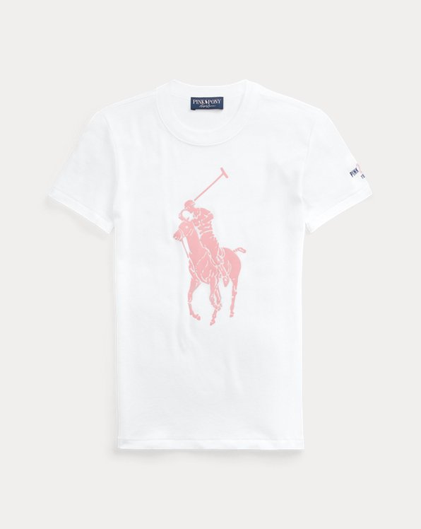T-shirt Pink Pony coupe cintrée