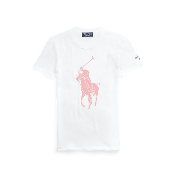 T-shirt Pink Pony coupe cintrée