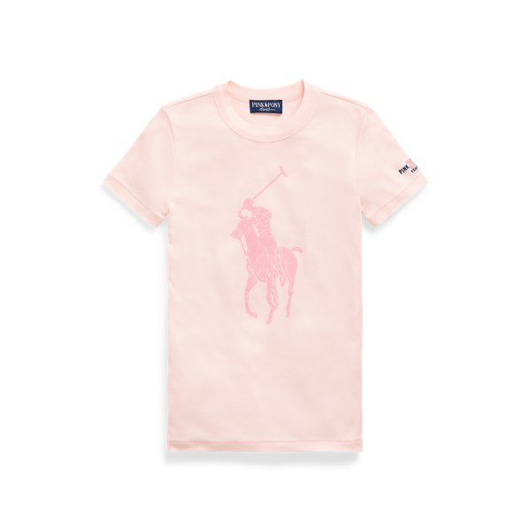 T-shirt Pink Pony coupe cintrée