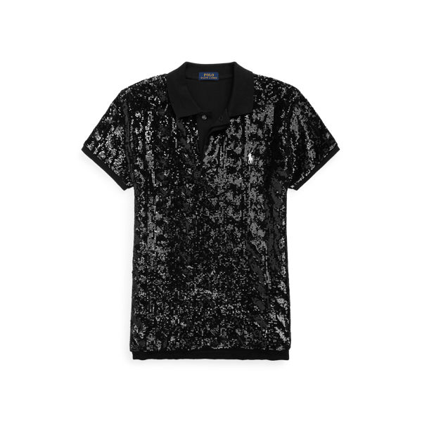 Polo torsadé à sequins
