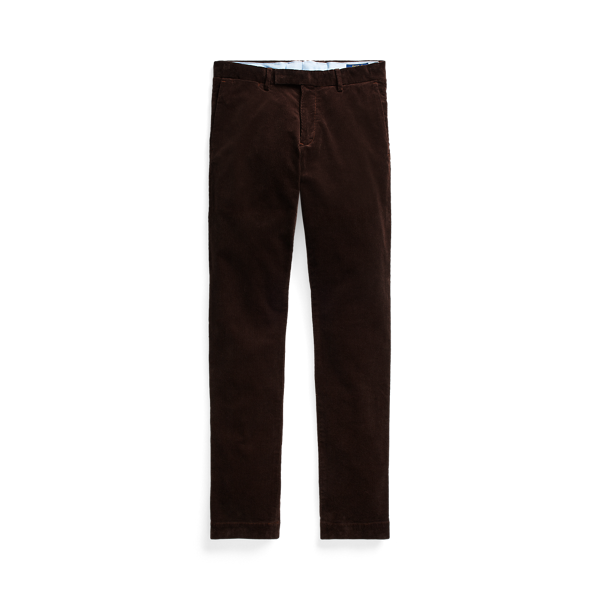 Pantalon slim en velours côtelé