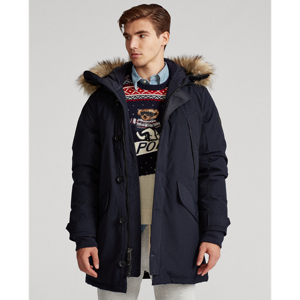 Faux Fur Trim Down Parka
