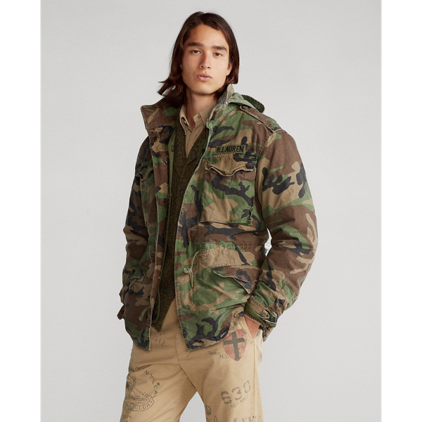 polo camo field jacket