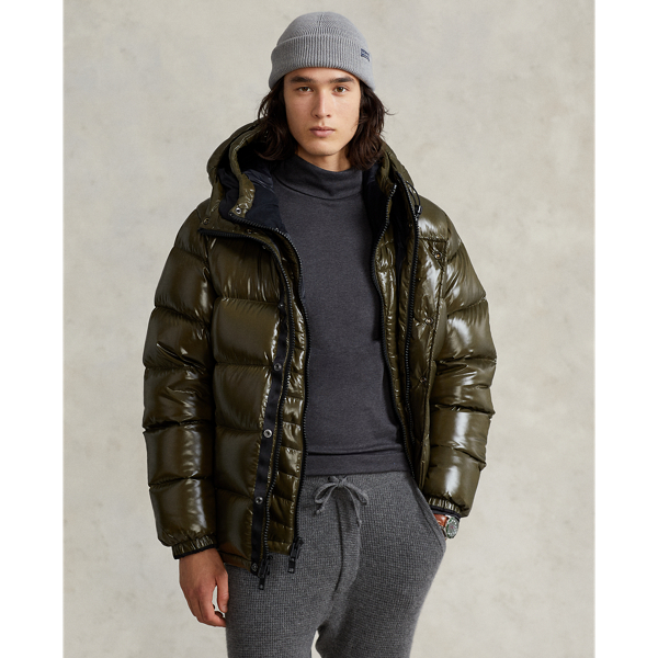 Double-Hooded Down Jacket for Men | Ralph Lauren® UK