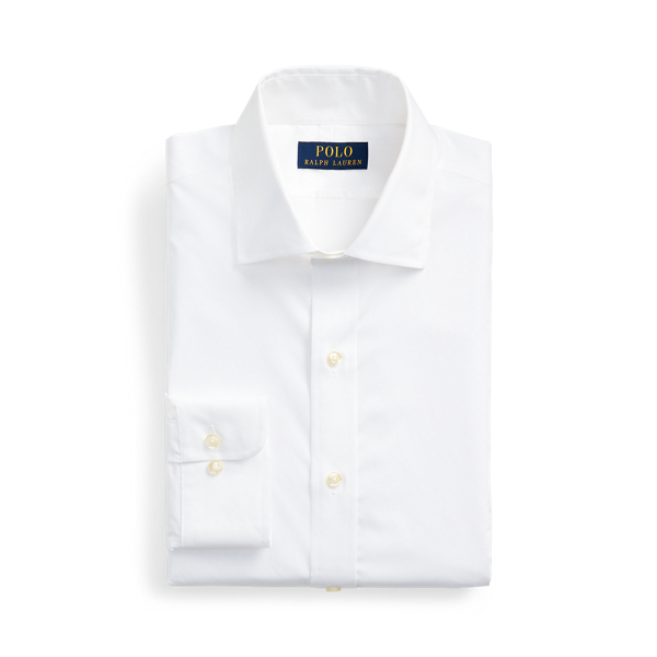 Men's  White Regent Custom Fit Poplin Shirt | Ralph Lauren