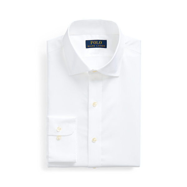 white polo dress shirt