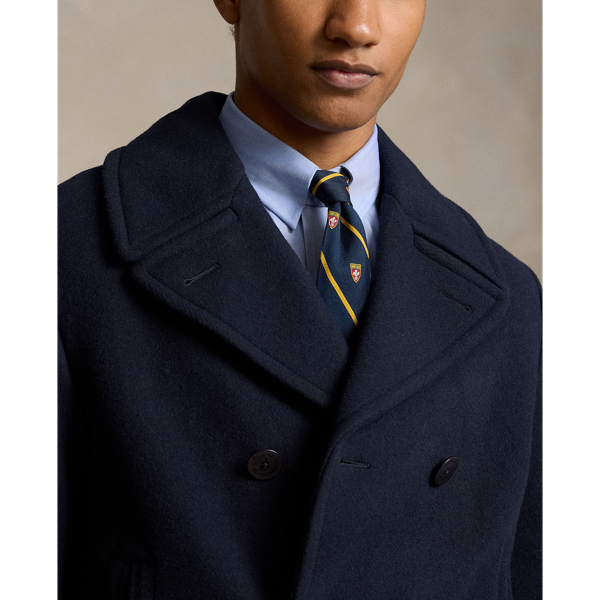Men's Polo Wool-Blend Melton Peacoat | Ralph Lauren