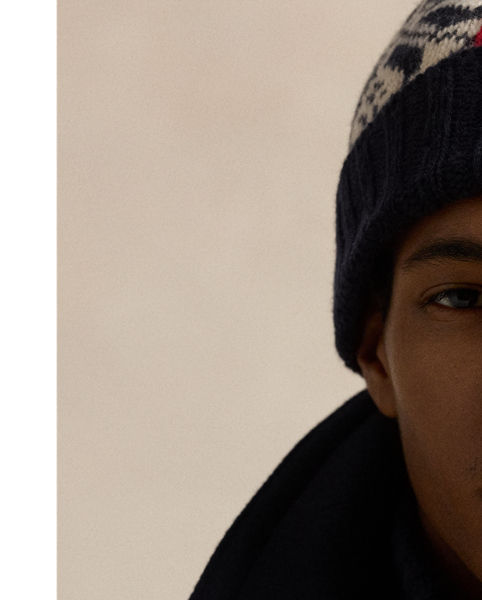 Polo's take on the classic peacoat is tailored using an Italian wool-blend fabric and finished with corozo buttons.