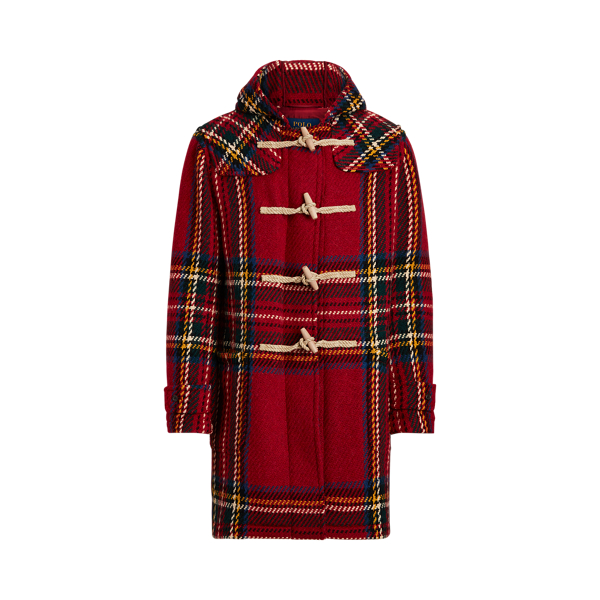 Tartan Wool Tweed Duffel Coat for Men | Ralph Lauren® TR