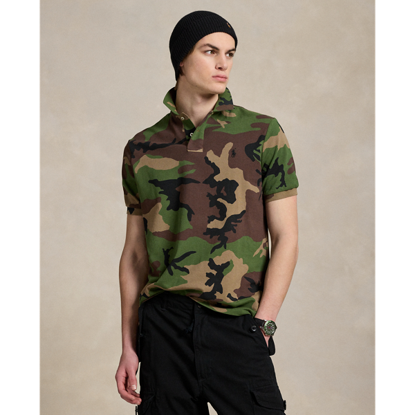 Camo Mesh Polo Shirt - All Fits