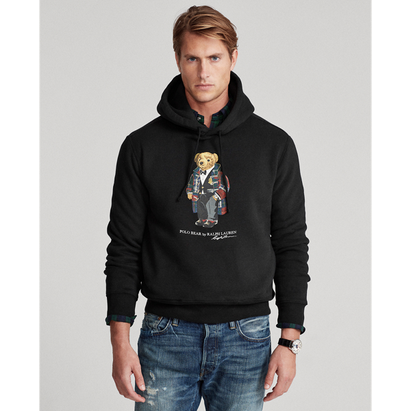 polo bear pullover hoodie