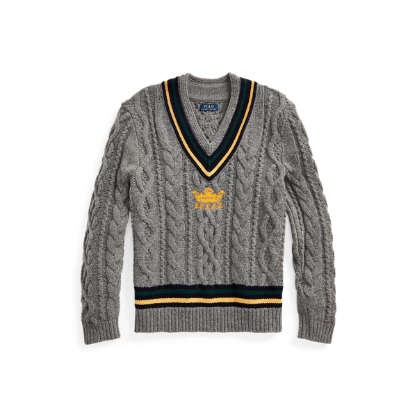 ralph lauren hooded cricket sweater