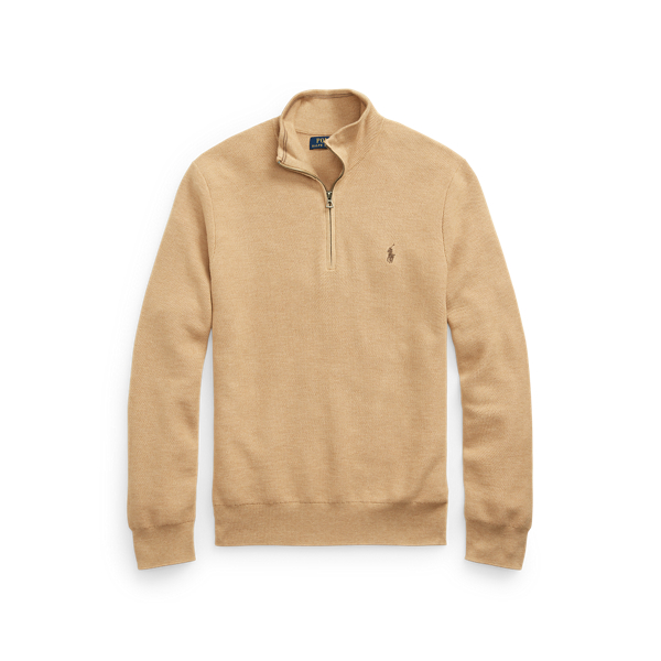 Men's Quarter Zip Sweater | Half Zip jumper | Ralph Lauren UK