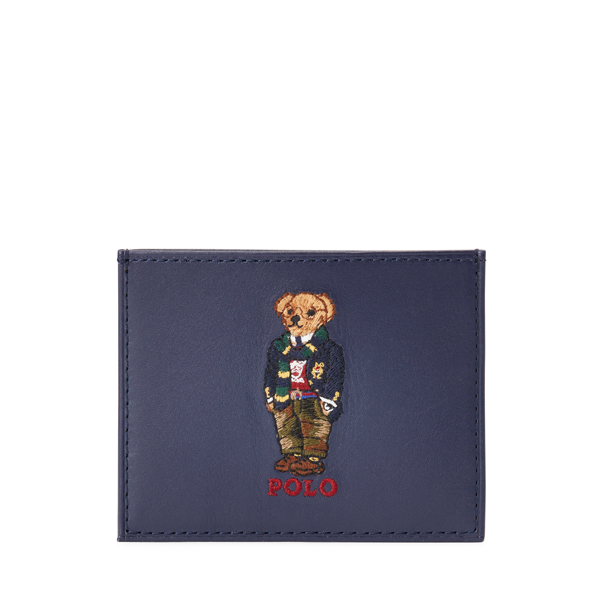 Polo Bear Leather Card Case