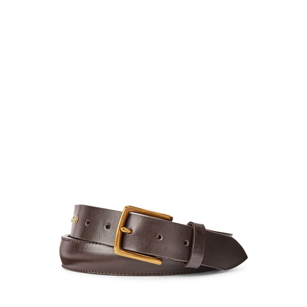 Ceinture cuir avec boucle en laiton