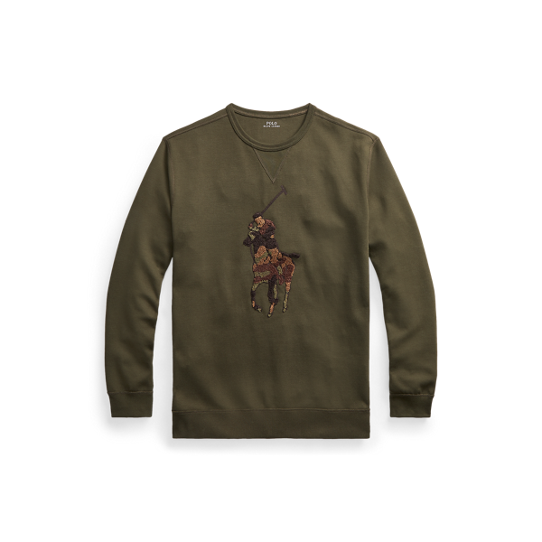 Sweat Big Pony maille double camouflage