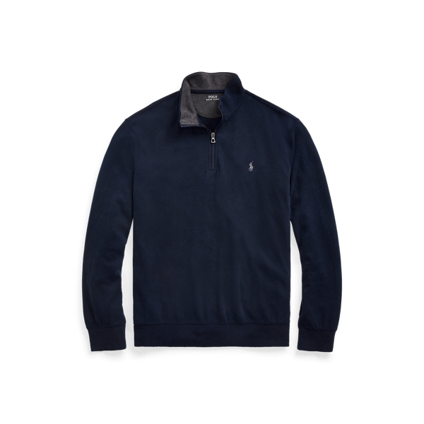 polo half zip sweater women's