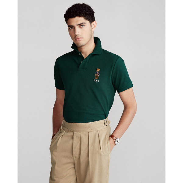 Polo Bear Mesh Polo Shirt