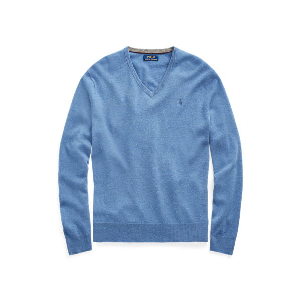 Pull col en V en mérinos