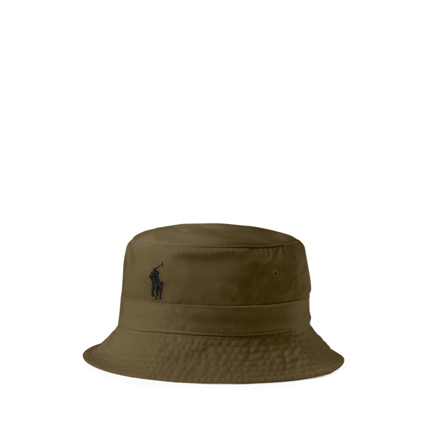 Polo Ralph Lauren Cotton Bucket Hat In Company Olive