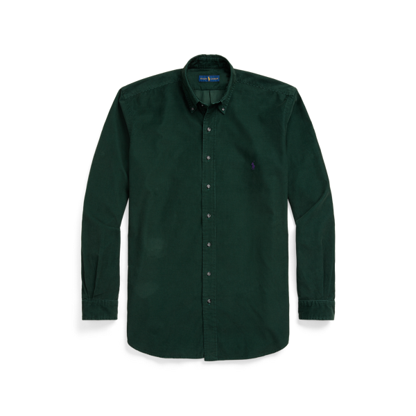 Chemise en velours à côtes fines