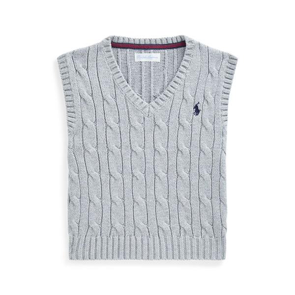 ralph lauren cable knit sweater vest