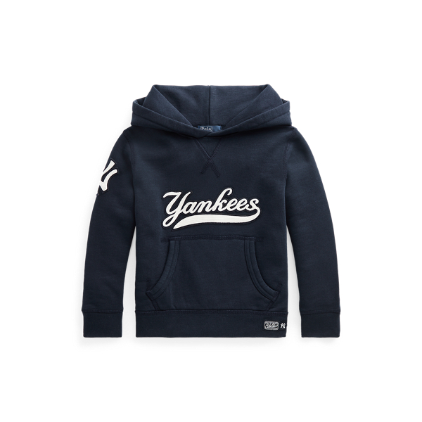 Polo Ralph Lauren Kids'  Yankees Hoodie In Aviator Navy