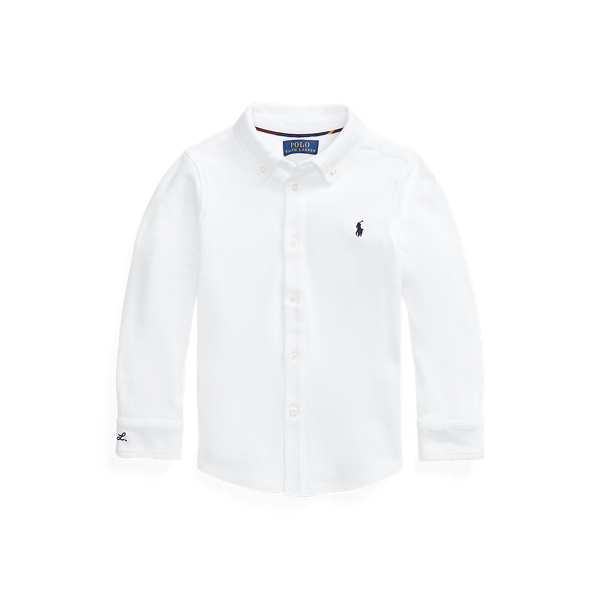 baby white ralph lauren shirt