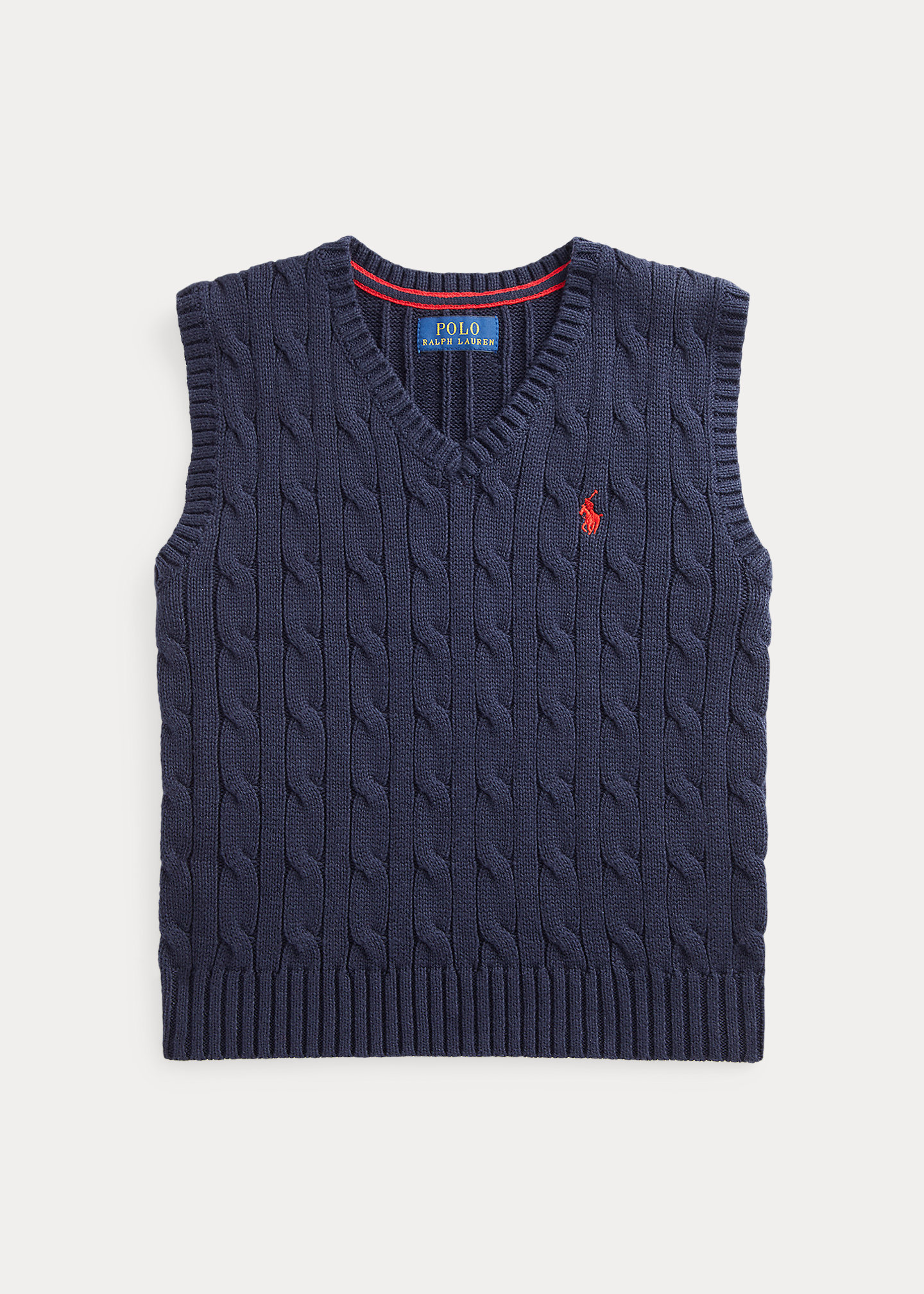 Boys 2-7 Cable-Knit Cotton Sweater Vest 1