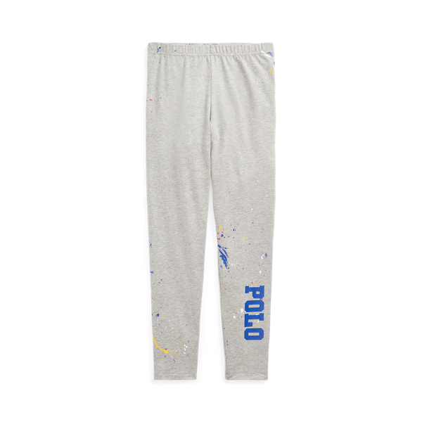 Paint-Splatter Stretch Jersey Legging