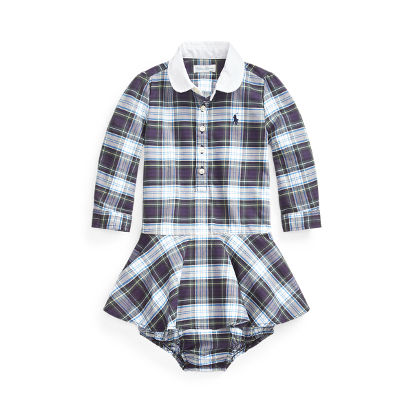 ralph lauren baby girl plaid dress