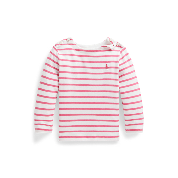 Striped Cotton Interlock Top