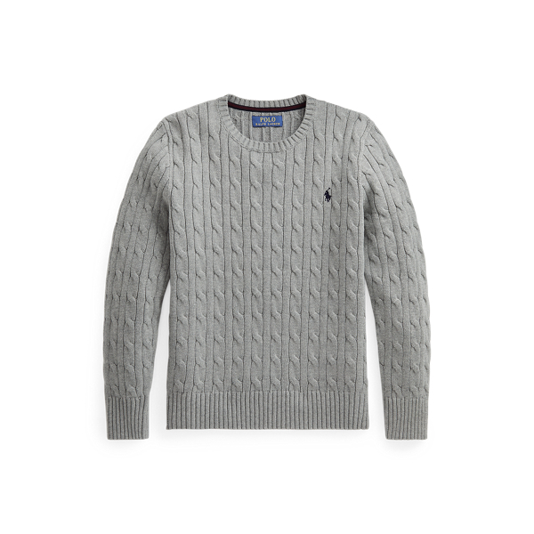 polo cable sweater