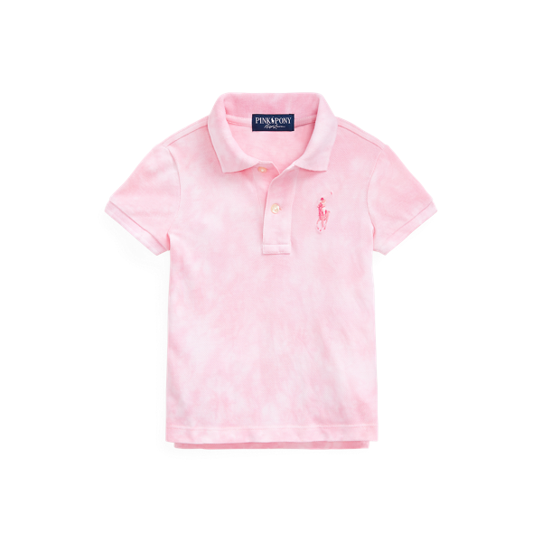 Polo Pink Pony piqué tie-dye