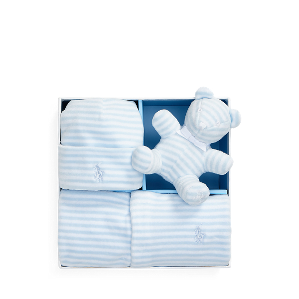 Velour Coverall Gift Set voor Baby Ralph Lauren® NL