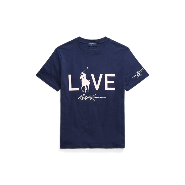 T-shirt Pink Pony Love en anglais 