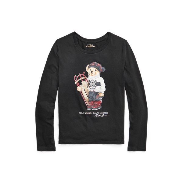 GIRLS 7-14 YEARS Polo Bear Cotton Jersey Tee 1