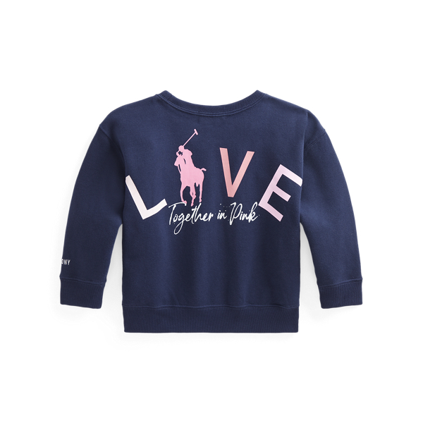 GIRLS 1.5-6.5 YEARS Pink Pony Fleece Sweatshirt 2