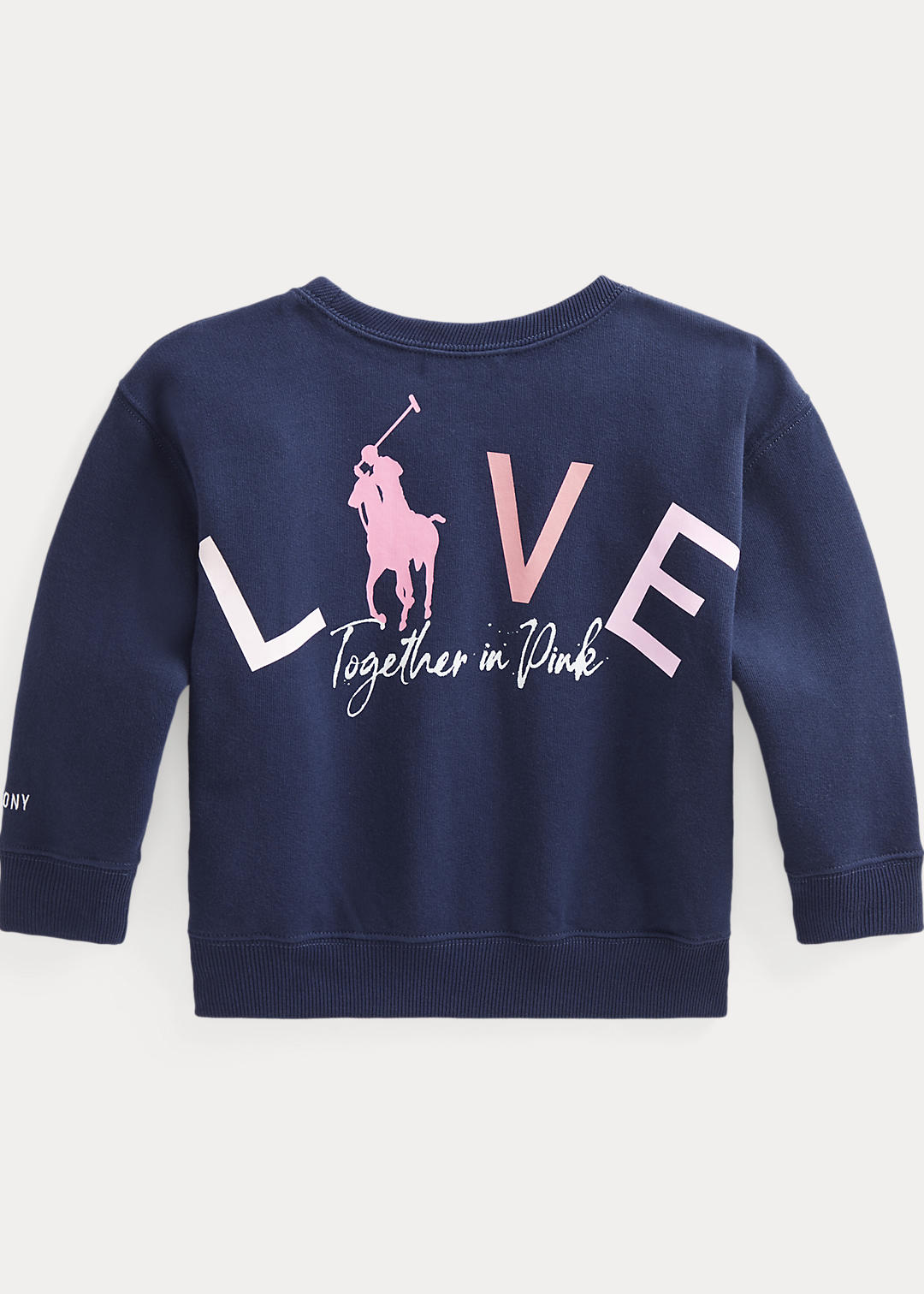 GIRLS 1.5-6.5 YEARS Pink Pony fleece sweatshirt 2