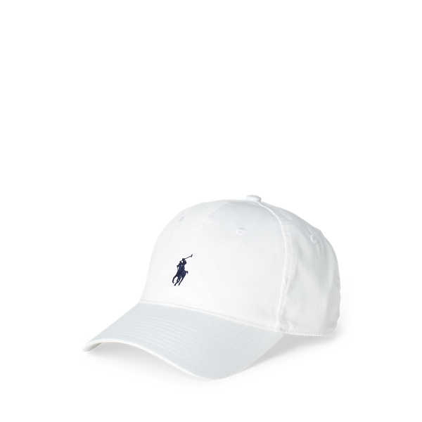 Polo Ralph Lauren Mens  Pony Logo-embroidered Cotton Chino Ball Cap In Pure White
