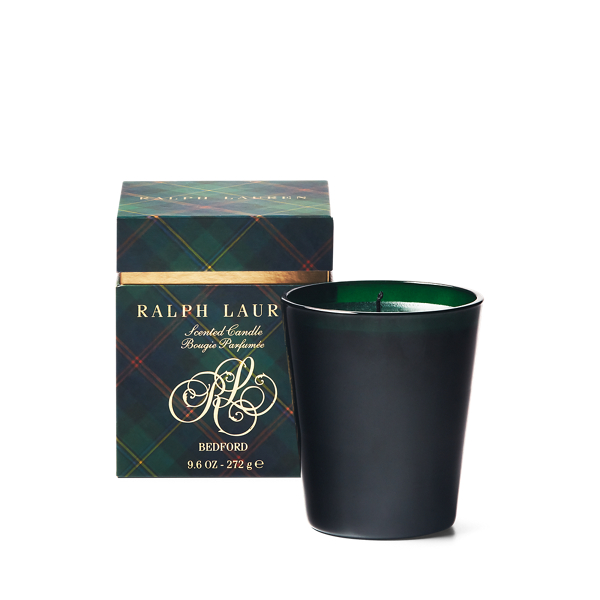 Ralph Lauren Single-wick Bedford Candle In Green Plaid