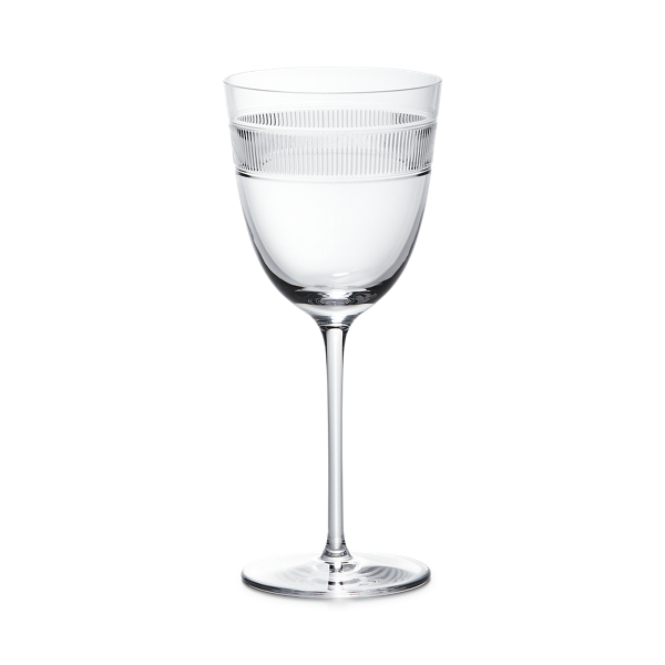 Shop Ralph Lauren Langley Red Wine Glass In Clear