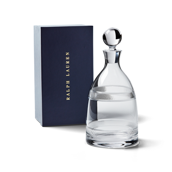 Shop Ralph Lauren Langley Decanter In Clear