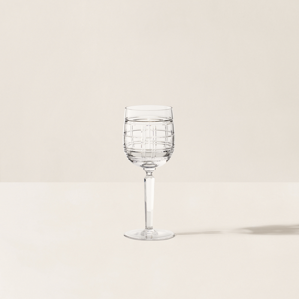 Verre à vin blanc Hudson motif écossais