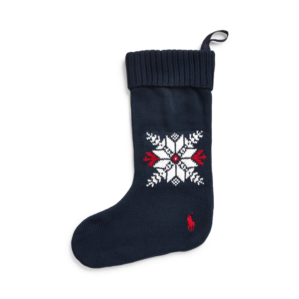 Chaussette flocon de neige